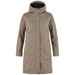 Fjällräven Kiruna Hydratic Padded Parka Women - Suede Brown
